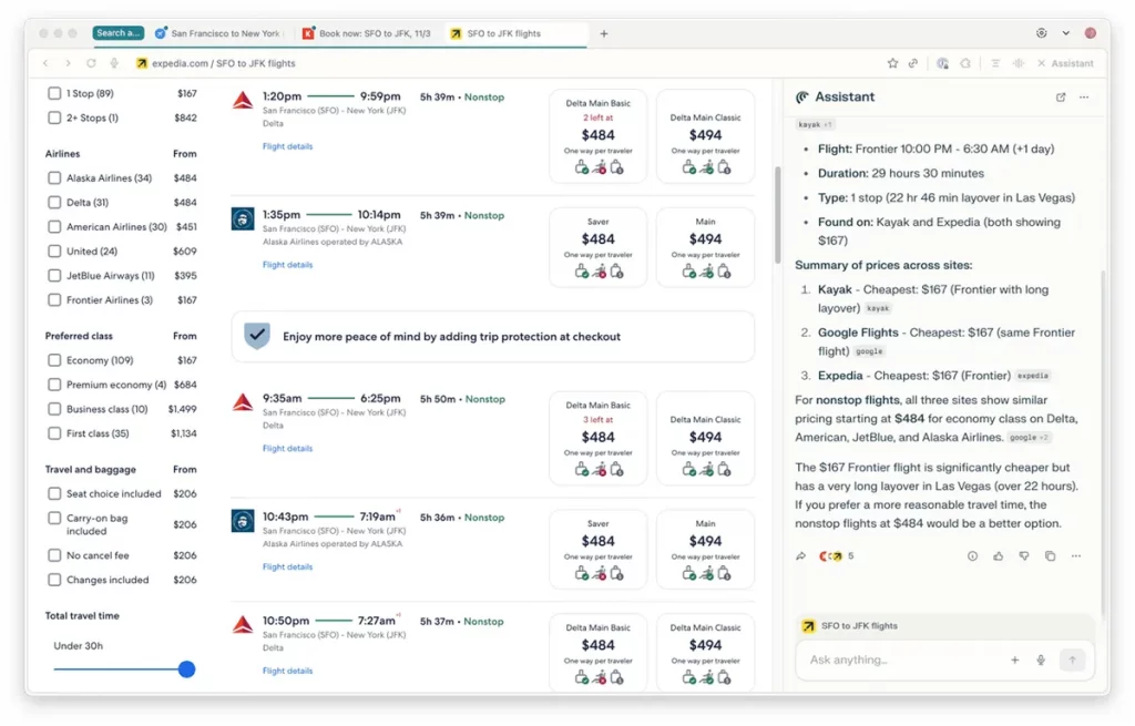 قابلیت چندوظیفگی هوشمند در Perplexity Comet