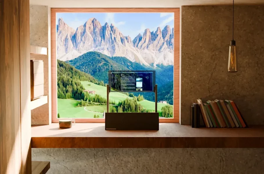 رونمایی از Phantom: اولین مانیتور شفاف 4K با HDR 5 هزار نیت