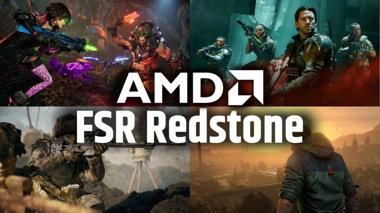 AMD فناوری FSR Redstone را معرفی کرد؛ بهبود خیره‌کننده وضوح، فریم‌ریت و رهگیری پرتو در بازی‌ها