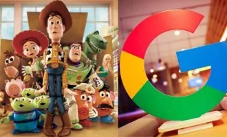 گوگل و انیمیشن داستان اسباب بازی