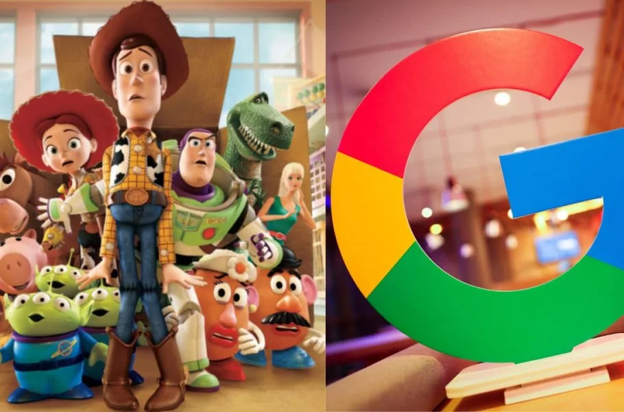گوگل و انیمیشن داستان اسباب بازی