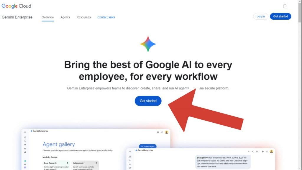وب سایت جمینای