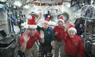 کریسمس در ایستگاه فضایی بین‌المللی