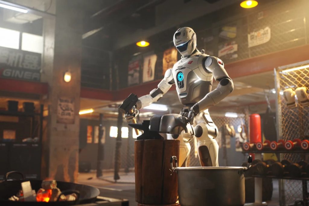 حضور ربات T800 در صنعت و خط تولید