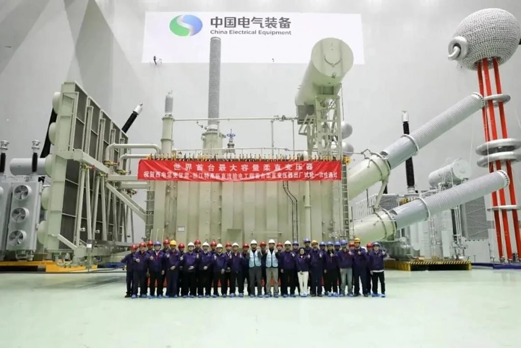 ساخت بزرگترین ترانسفورماتور هوشمند جهان در چین