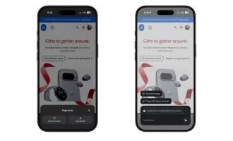 جمینای در کروم آیفون