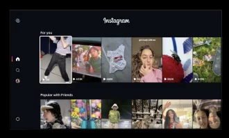 امکان مشاهده ریلز اینستاگرام روی تلویزیون