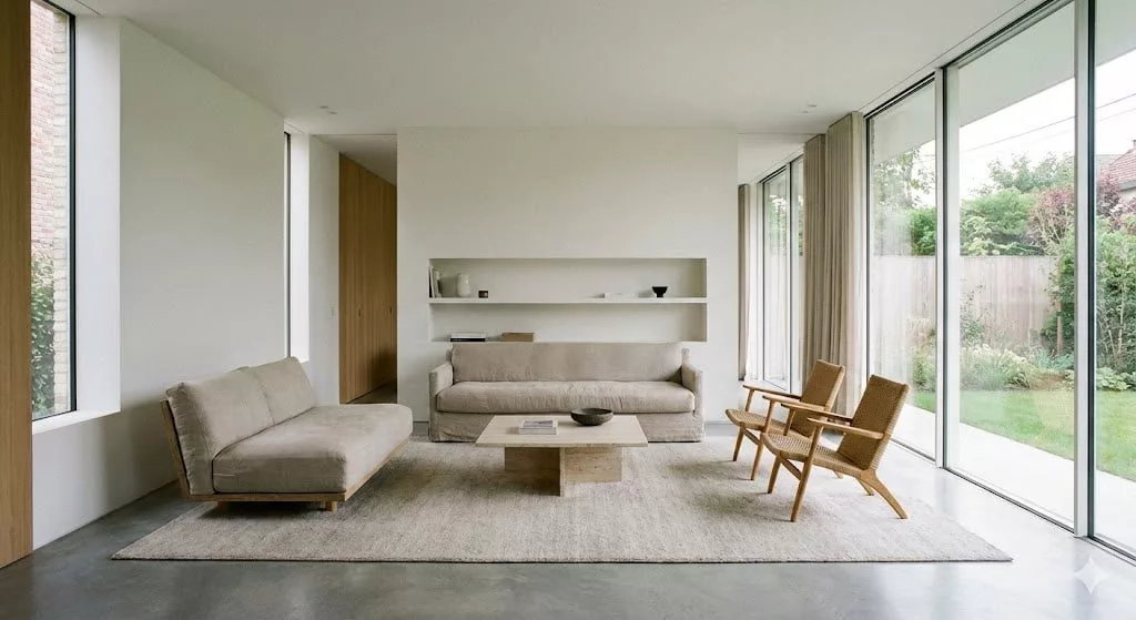 طراحی داخلی مینیمال با Nano Banana