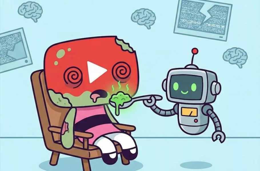 محتوای هوش مصنوعی یوتوب