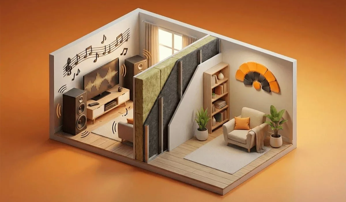 عایق صوتی دیوار مشترک؛ آناتومی یک سکوت مهندسی شده