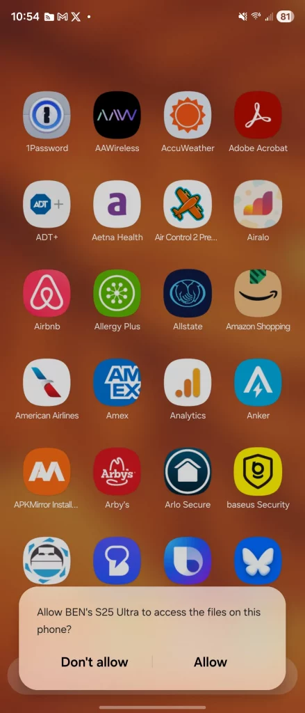 ‘Storage Share’ in My Files app One UI 8.5

