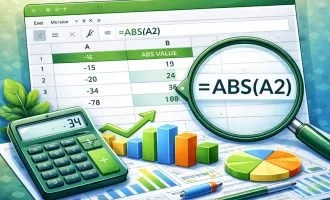 قدر مطلق در اکسل