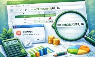 تابع iferror در اکسل