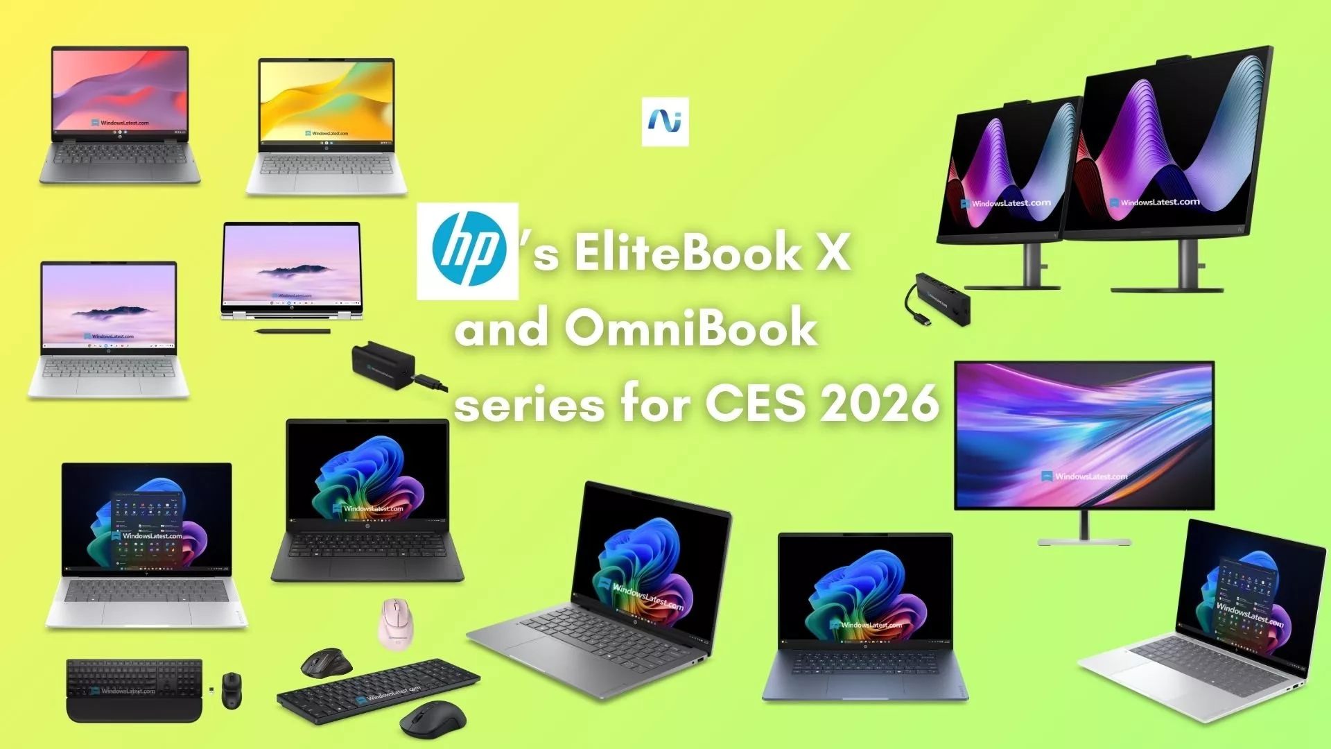 محصولات HP برای CES 2026