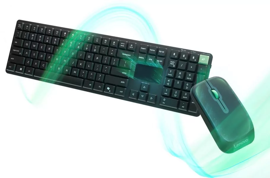 لنوو از کانسپت کیبورد و ماوس با قابلیت شارژ با نور فضای داخلی پرده برداشت