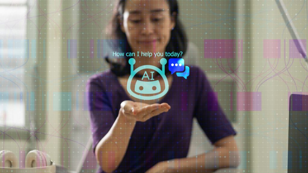 کار با چت‌بات هوش مصنوعی