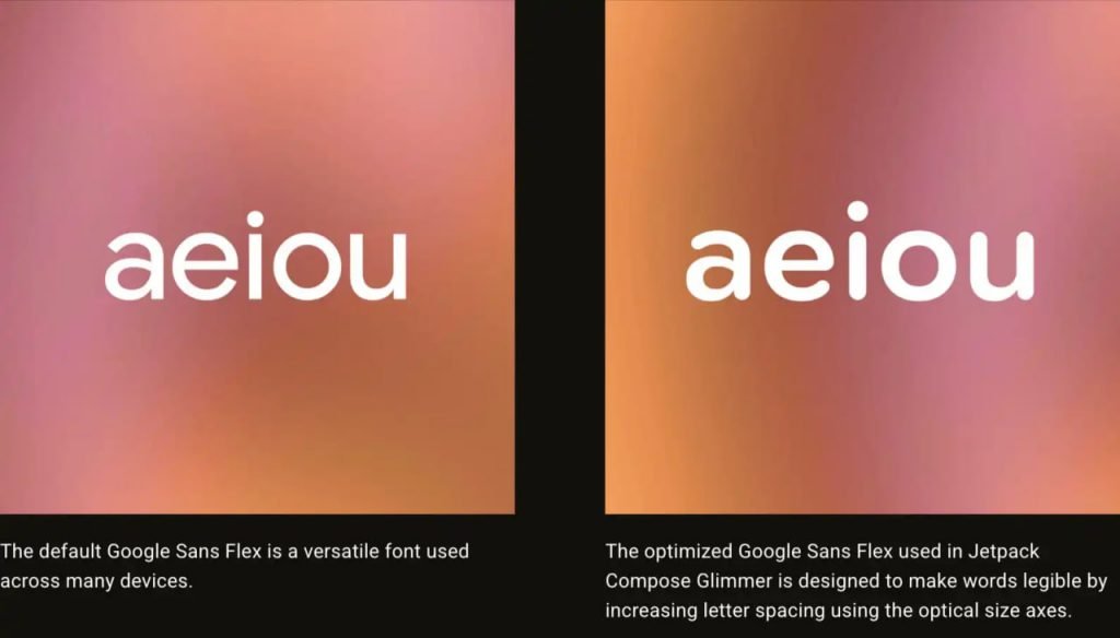 فونتهای در اندروید XR