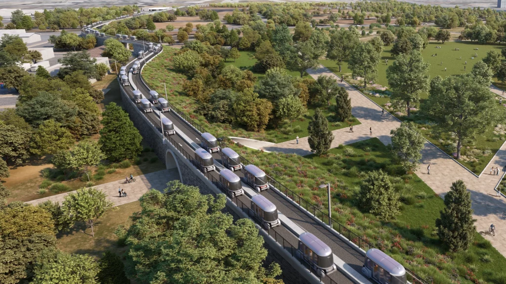 سیستم خودران Glydways