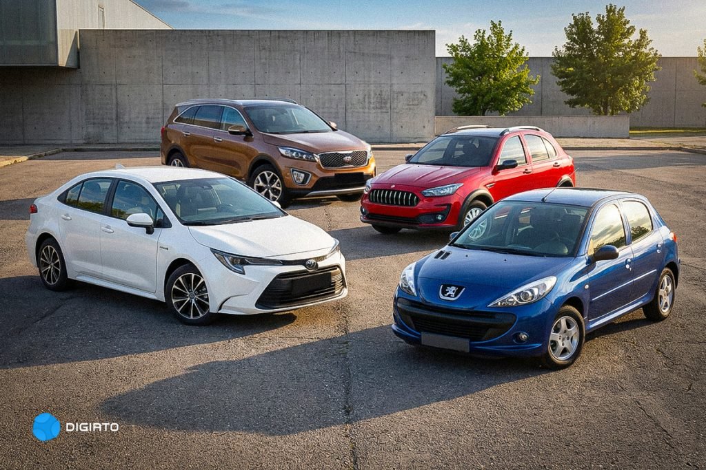 راهنمای خرید خودرو دست دوم (از ۳۰۰ میلیون تا ۱۰ میلیارد – بهمن ۱۴۰۴)