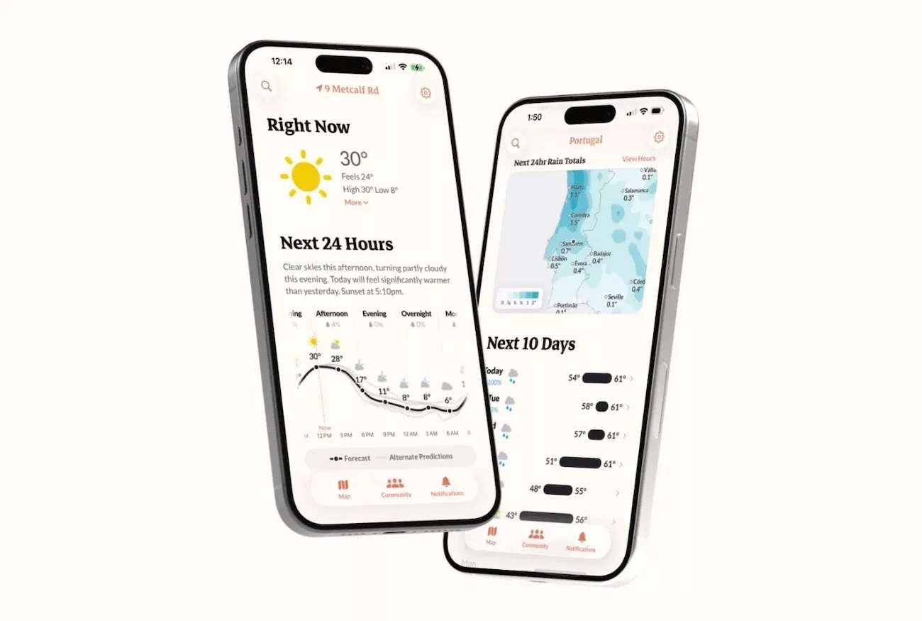 اپلیکیشن هواشناسی Acme Weather