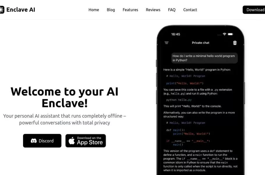 معرفی هوش مصنوعی enclave ai