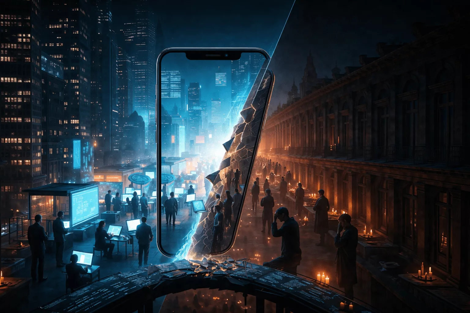 رانت در تاریکی؛ چگونه قطعی اینترنت، باعث ایجاد نابرابری گسترده در فضای دیجیتال شد؟