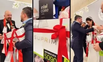 هدیه عروسی کارت گرافیک در ترکیه