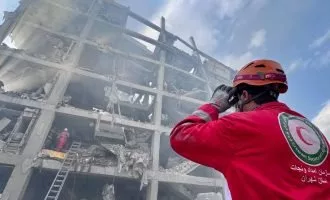 خروج امن از ساختمان پس از انفجار