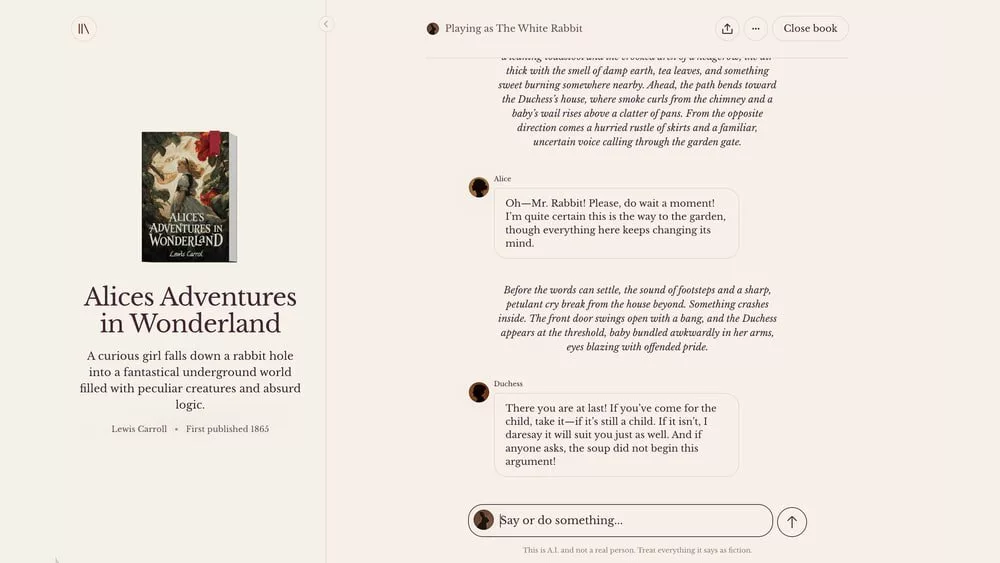 قابلیت جدید Character.AI معرفی شد: تبدیل کتاب به تجربه نقش‌آفرینی تعاملی