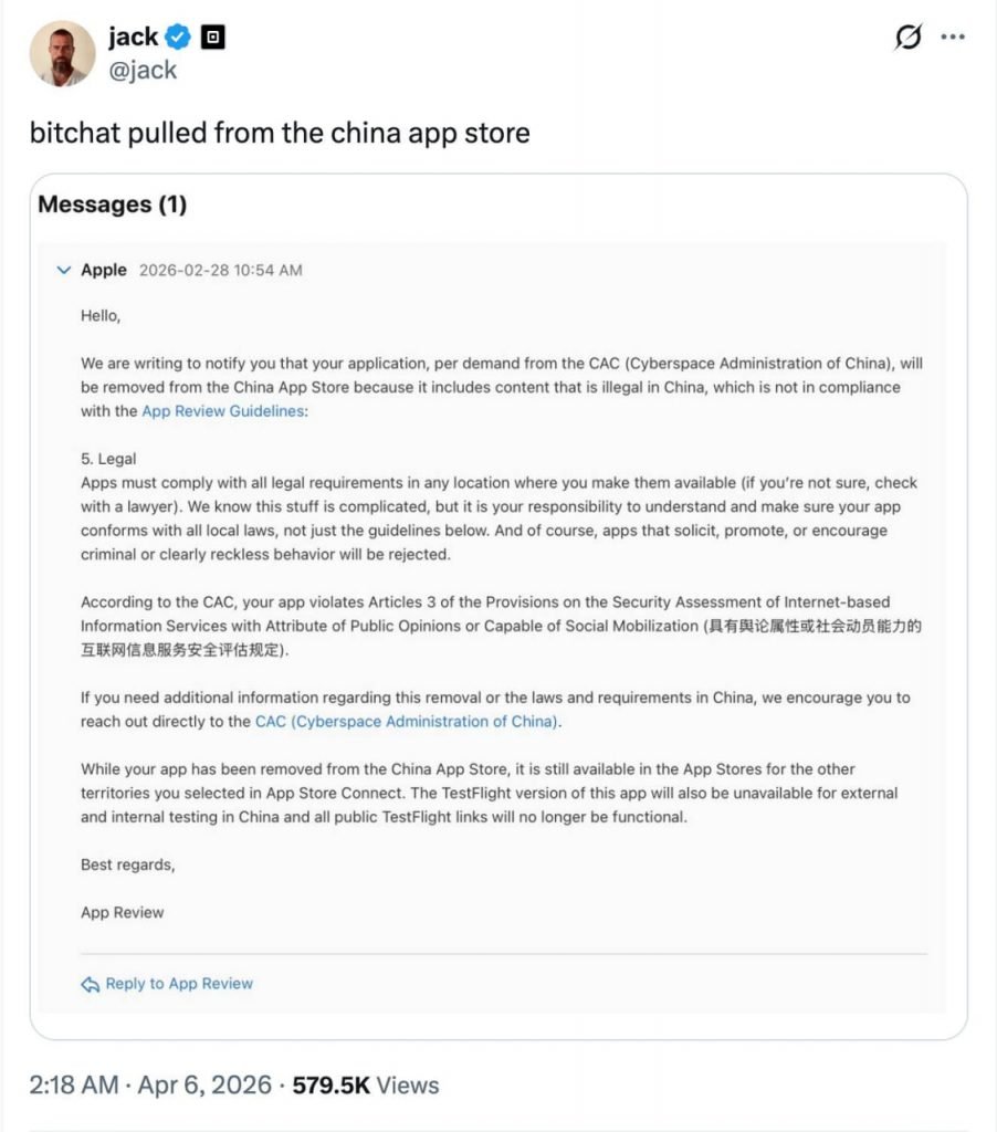 متن توییت جک دورسی