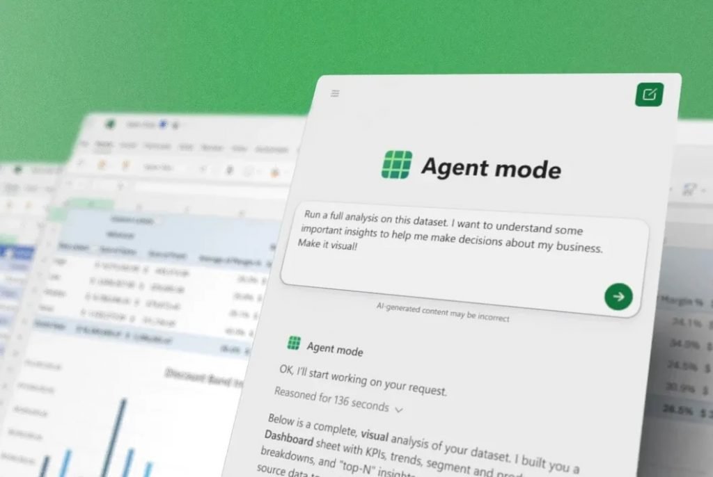 قابلیت Agent Mode در آفیس مایکروسافت
