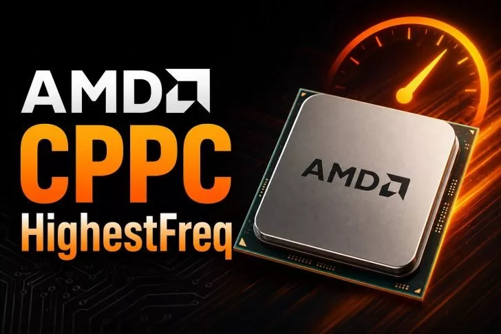 AMD با قابلیت CPPC HighestFreq سرعت و واکنش‌پذیری کامپیوترها را افزایش می‌دهد