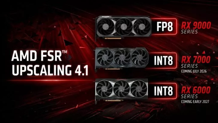 AMD سرانجام فناوری FSR 4.1 را برای کارت‌های گرافیک‌ نسل قبل خود منتشر می‌کند