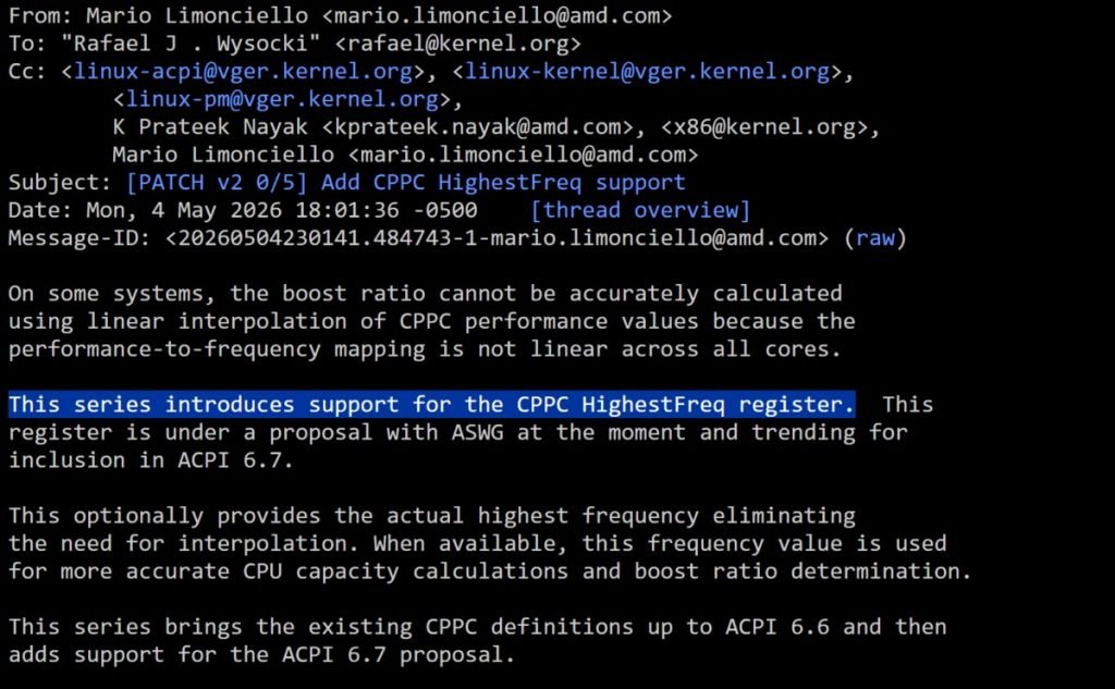 AMD با قابلیت CPPC HighestFreq سرعت و واکنش‌پذیری کامپیوترها را افزایش می‌دهد