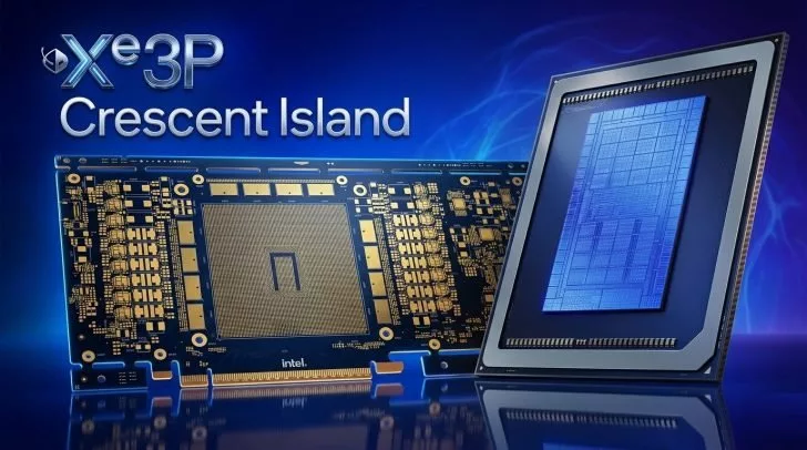 افشای تصاویر برد Crescent Island؛ اینتل با رم‌های LPDDR5X به جنگ کمبود حافظه HBM می‌رود