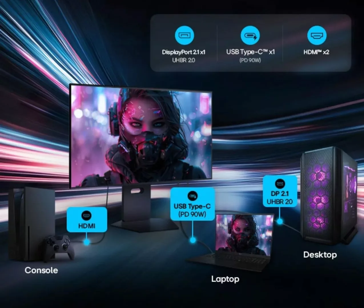 نسل جدید مانیتور گیمینگ LG
