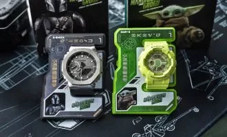کاسیو از ساعت‌های G-Shock با تم مندلورین و گروگو رونمایی کرد