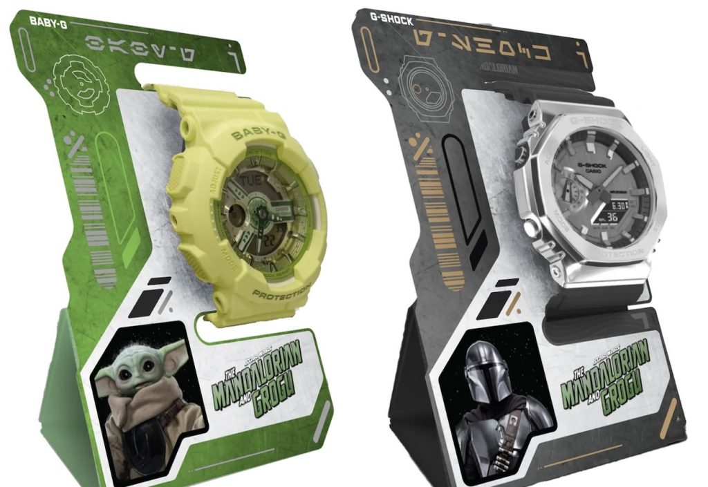 کاسیو از ساعت‌های G-Shock با تم مندلورین و گروگو رونمایی کرد