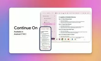 قابلیت گوگل Continue On