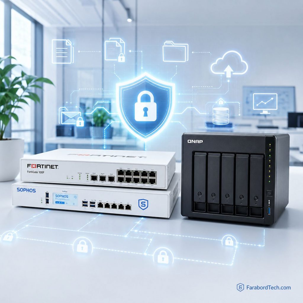 امنیت شبکه بدون بکاپ قابل بازیابی کامل نیست؛ از FortiGate و
Sophos تا QNAP