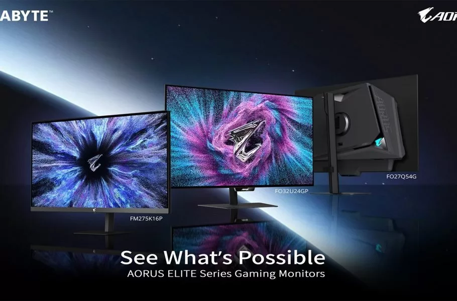 گیگابایت از سه مانیتور گیمینگ پیشرفته با Tandem OLED و Mini LED رونمایی کرد