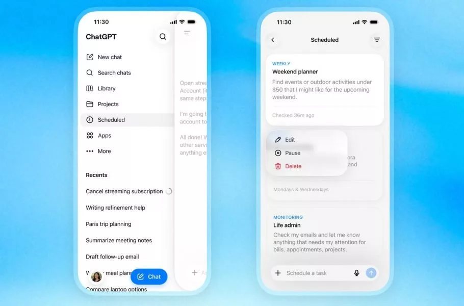 هاب مدیریت وظایف ChatGPT