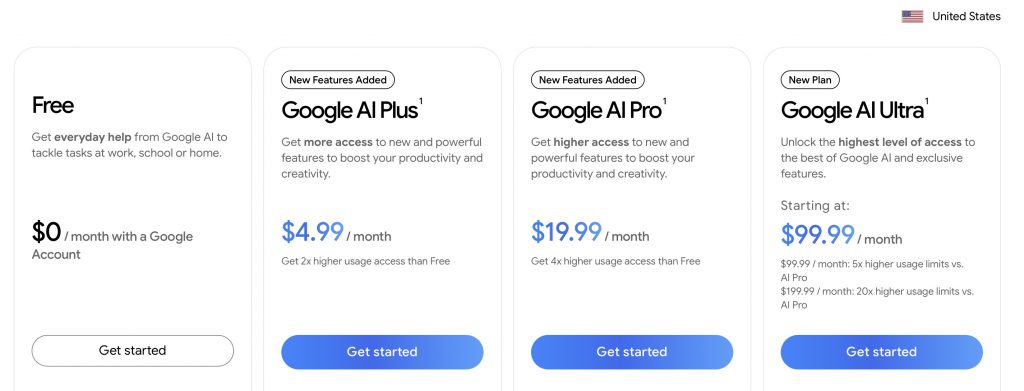 قیمت اشتراک AI Plus جمینای ارزان‌تر و فضای ذخیره‌سازی آن دو برابر شد