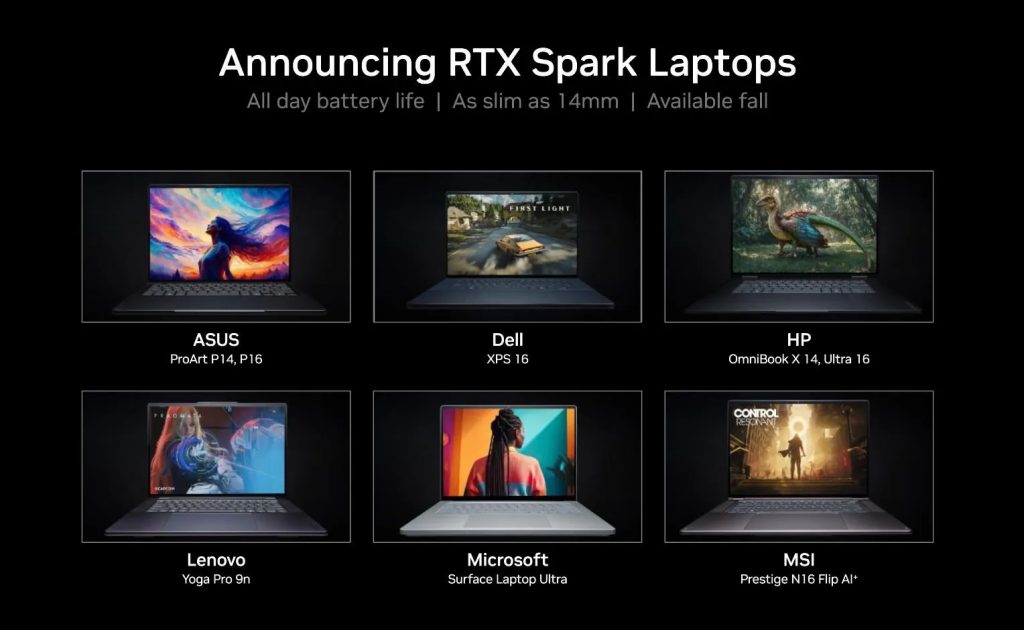 انویدیا از تراشه RTX Spark رونمایی کرد؛ کارآمدترین پردازنده تاریخ