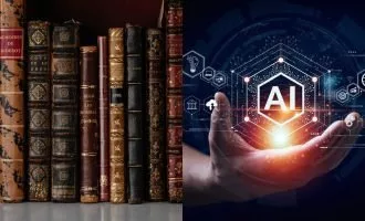 آموزش هوش مصنوعی با کتاب‌ها