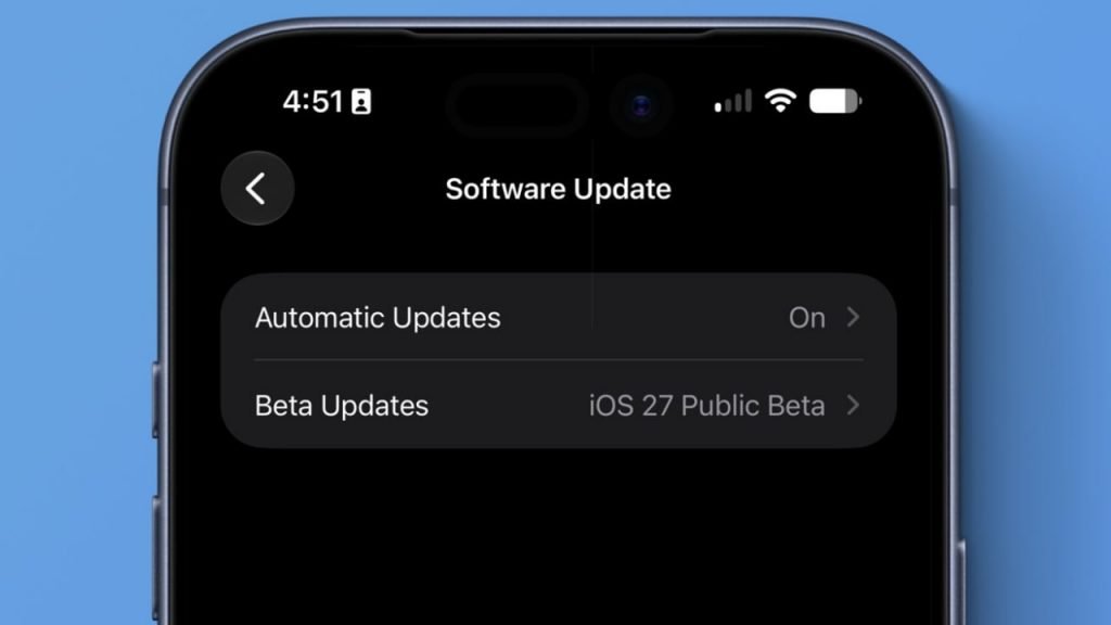 آپدیت بتا iOS