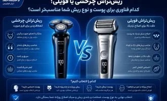 ریش‌تراش چرخشی یا فویلی؛ کدام فناوری برای پوست و نوع ریش شما مناسب‌تر است؟