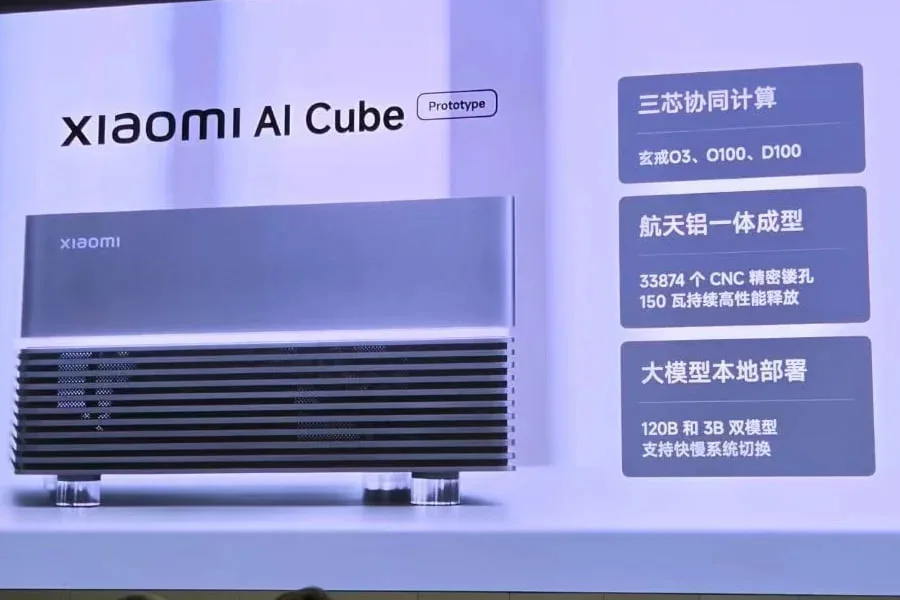 مشخصات فنی مینی پی‌سی شیائومی AI Cube