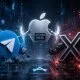 اپل تلگرام ایکس