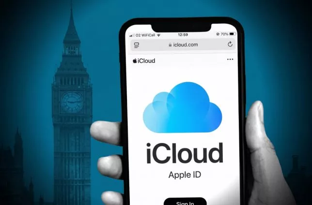 اپل iCloud و بریتانیا